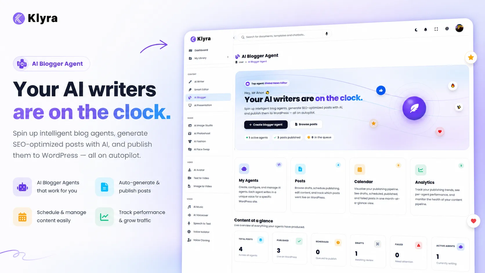 AI Blogger Dashboard