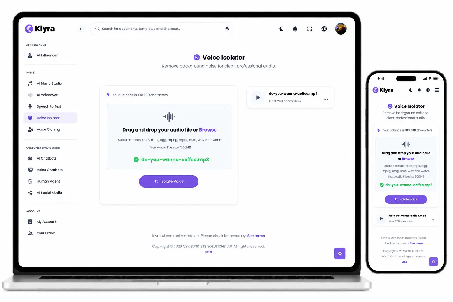 AI Voice Isolator