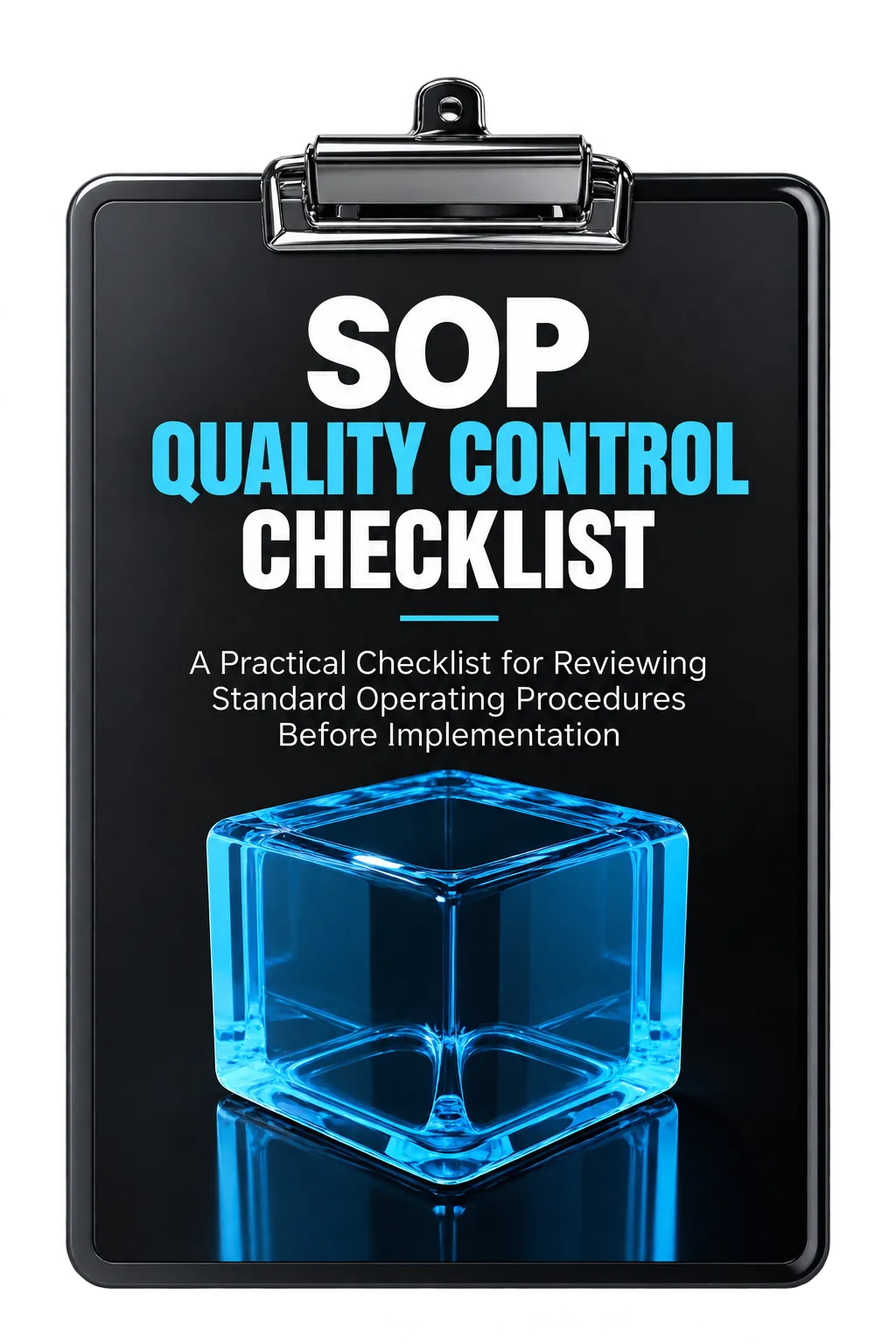 SOP Quality Control Checklist