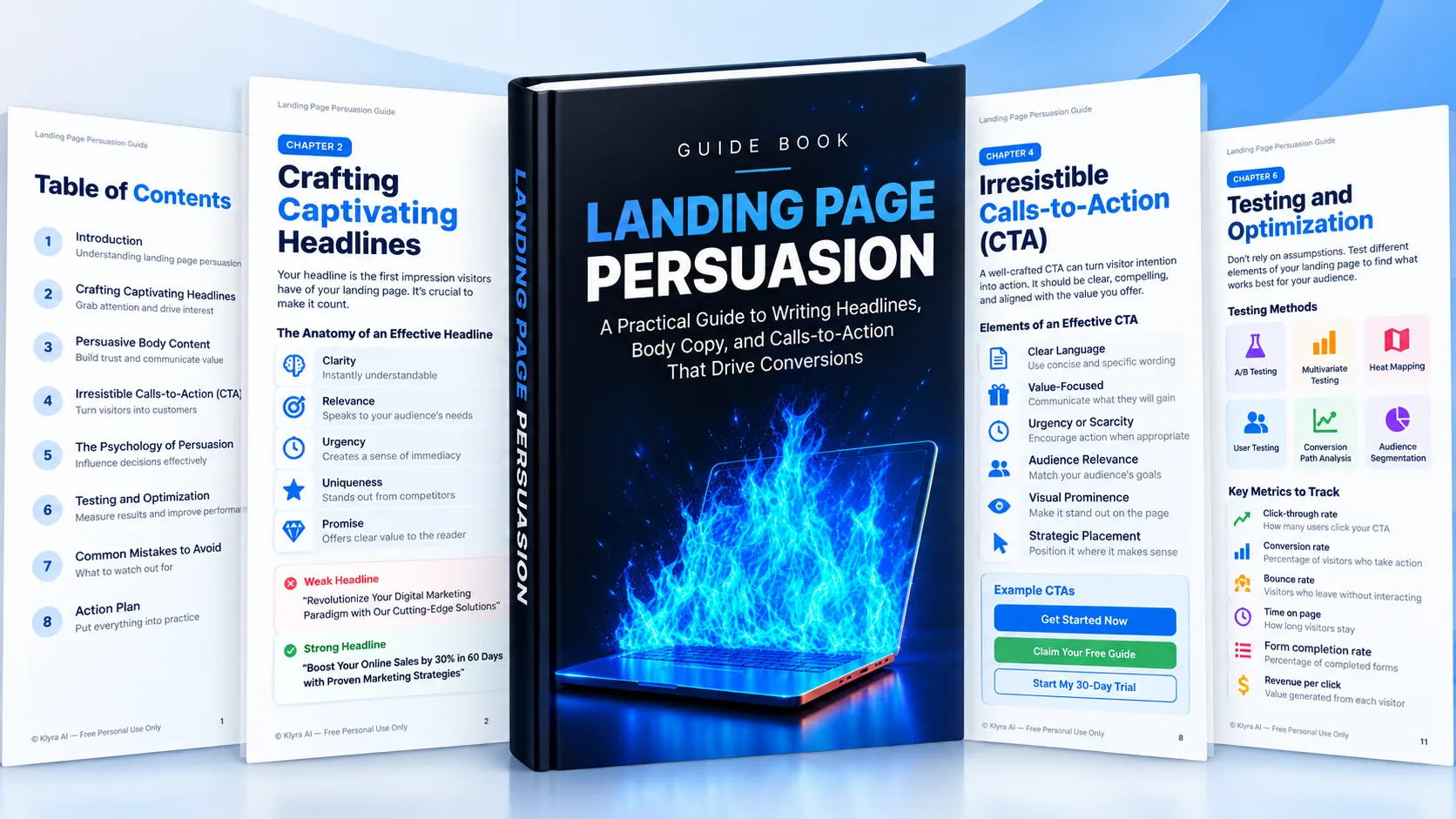 Preview of Landing Page Persuasion Guide