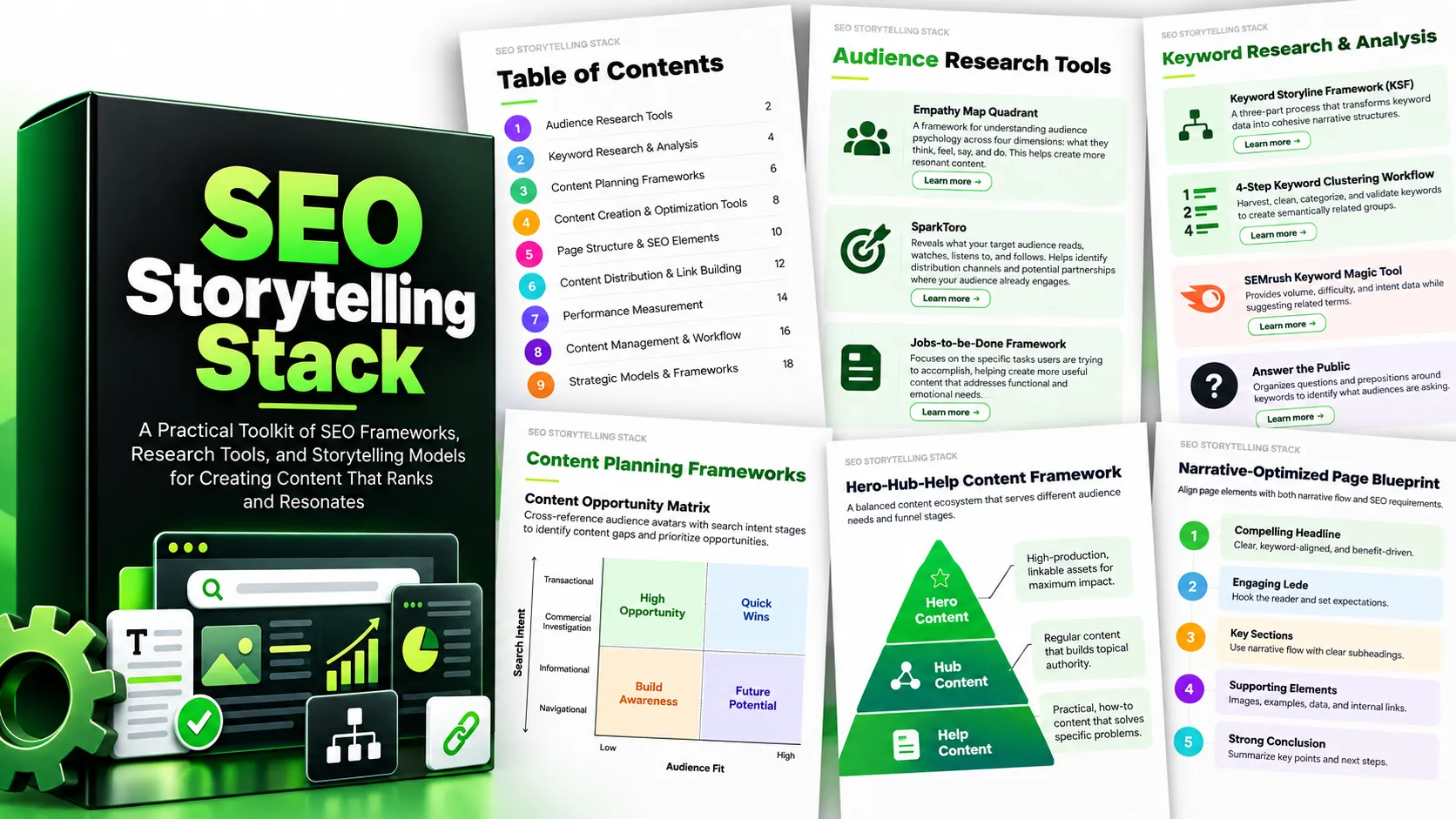 Preview of SEO Storytelling Stack