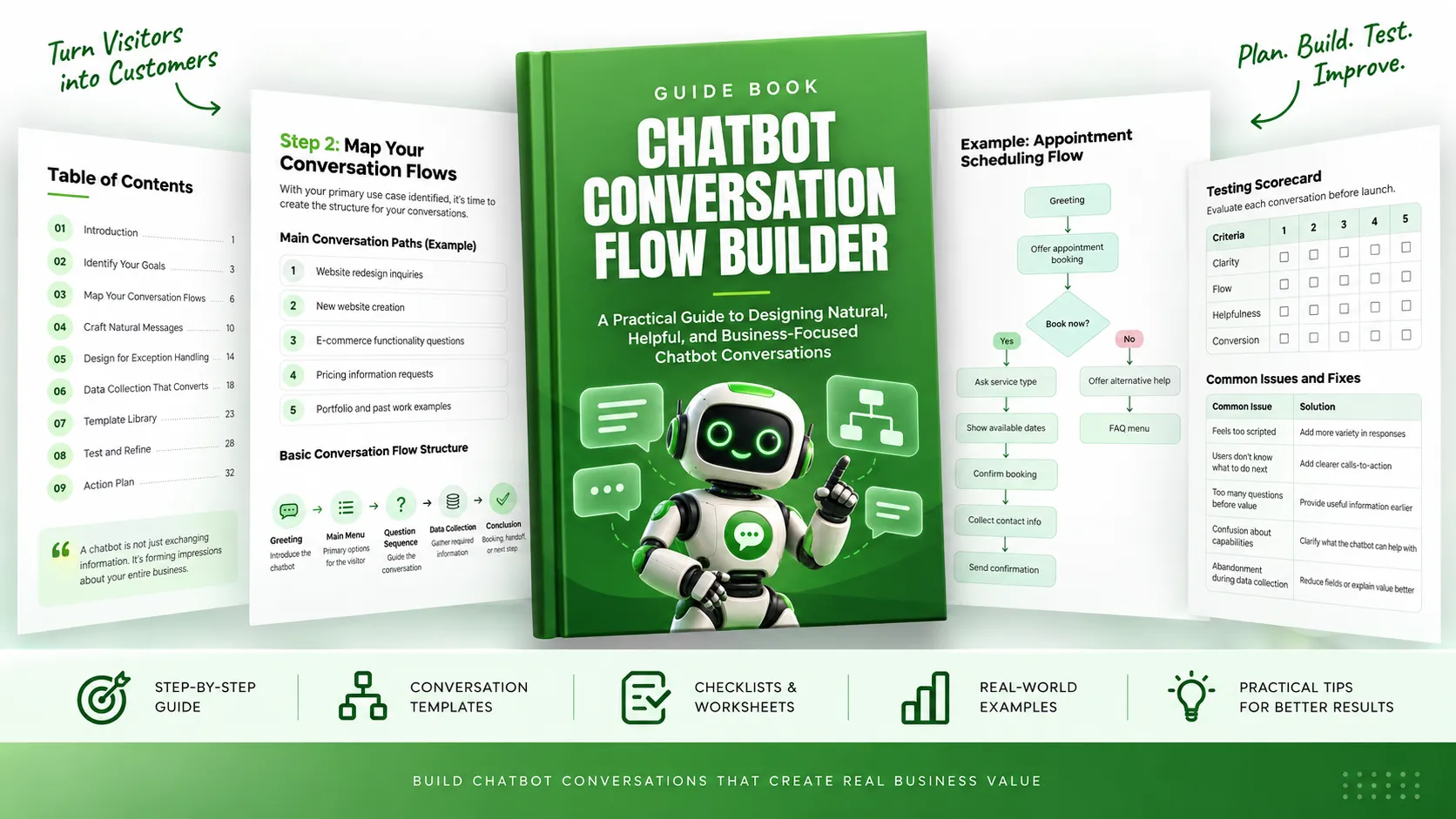 Preview of Chatbot Conversation Flow Builder
