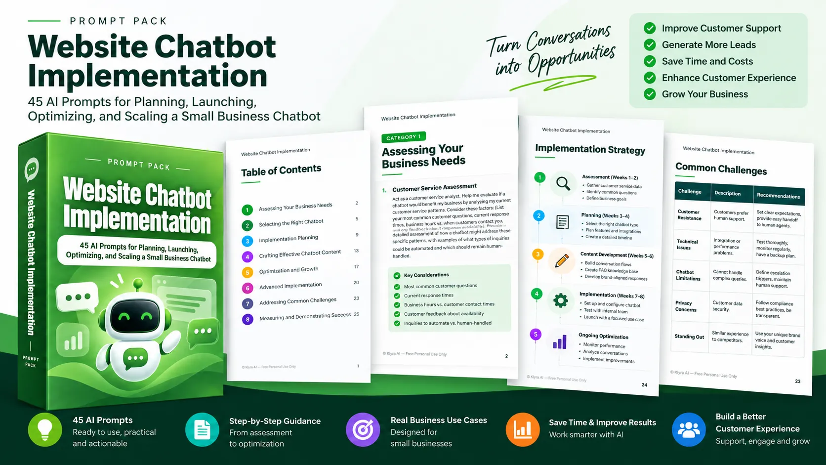 Preview of Website Chatbot Implementation