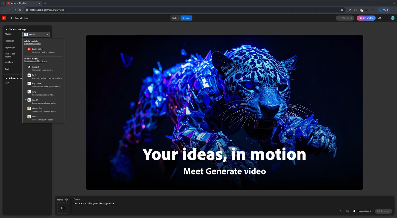 Adobe Firefly screenshot 2